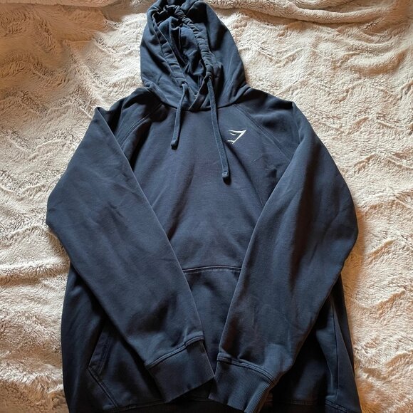 Navy Blue Men's Gymshark Hoodie - L - Picture 1 of 1